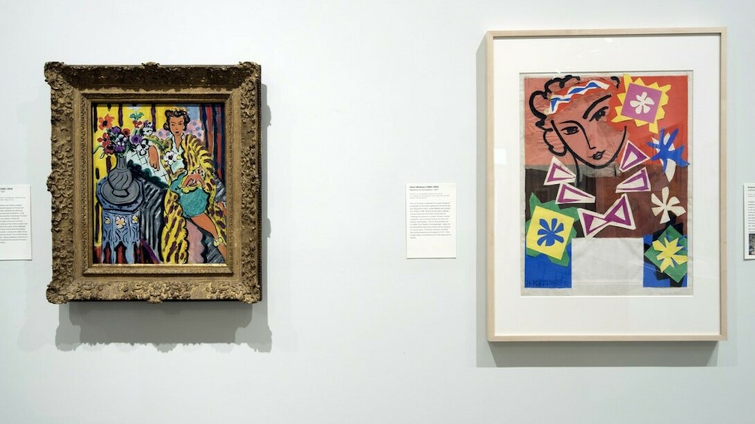 Matisse and American Art, Exhibition view. Courtesy of Montclair Art Museum