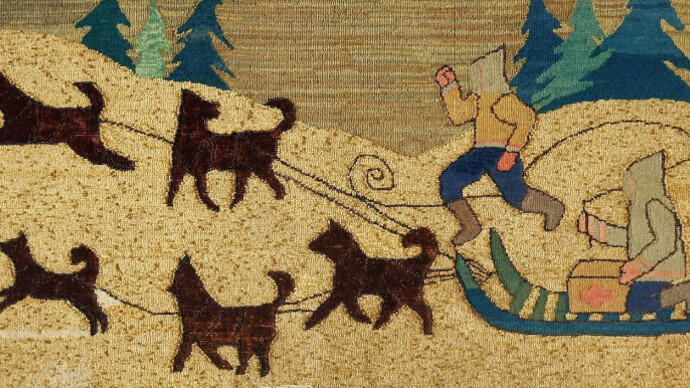 Hooked Mats of the Grenfell Mission. Courtesy of The Edward Thorp Gallery