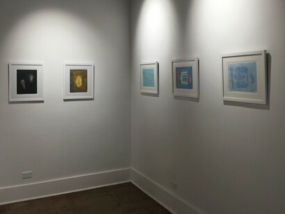 Lillian Abel. Past to Present, Exhibition view. Courtesy of The Taj Art Studio Gallery