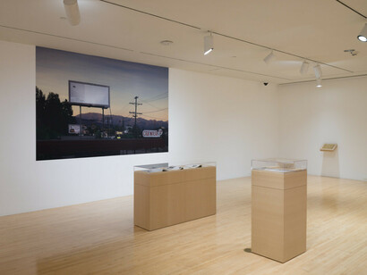 Michael Asher, exhibition view. Courtesy of MOCA