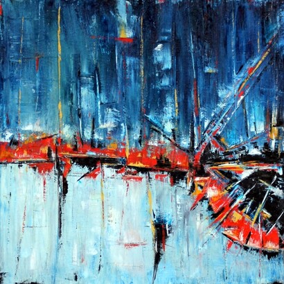 Luisa Modoni, Gian Luca Galavotti & Luca Boatta. Courtesy of Galleria Wikiarte