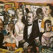 Max Beckmann, Paris Society, 1931. Oil on canvas, 109,2 x 175,6 cm., Solomon R. Guggenheim Museum, New York.