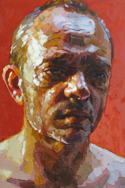 Laurent Dauptain, Autoportrait (1599), 2014, Oil on Canvas, 63¾" x 44¾"