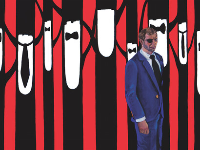 Olga Lomaka, Illuminati, 164 x 107 cm, Oil on canvas
