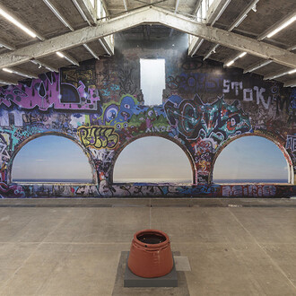 Various artists, Time knows the answer to art, exhibition view. Courtesy of Galleria Continua