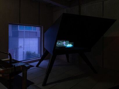 Three stories, monsters, opium, time, exhibition view. Courtesy of Kiang Malingue