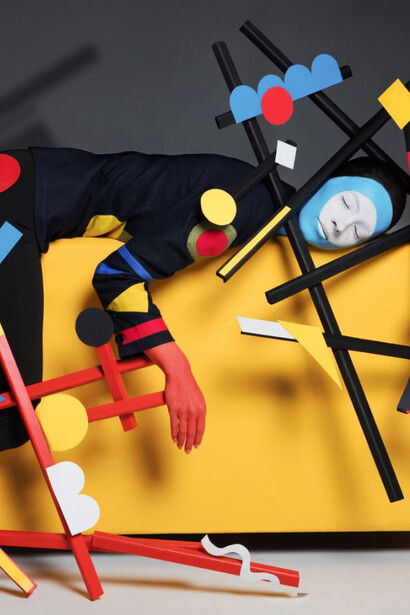 Dasha Art, Accents and forms, exhibition photo. Courtesy of Erarta