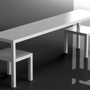Marcello Morandini, Tavolo Stuhltisch, Bruno Longoni, Cantù (CO) , 2014. Courtesy of Museo MA*GA