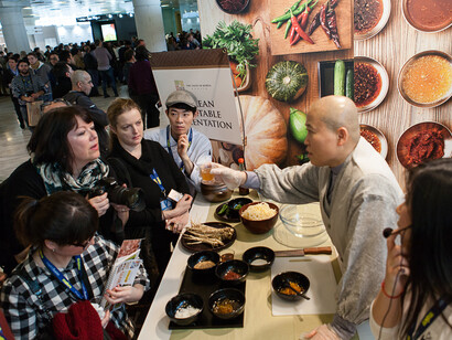 Degustación de cocina coreana en Madrid Fusión. Foto Roberto Castelli