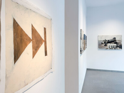 Tom Porta, FastForWarD, vista della mostra. Per gentile concessione della Punto Sull'Arte