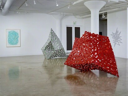 Linda Fleming. Aerious, Exhibition view. Courtesy of Brian Gross Fine Art