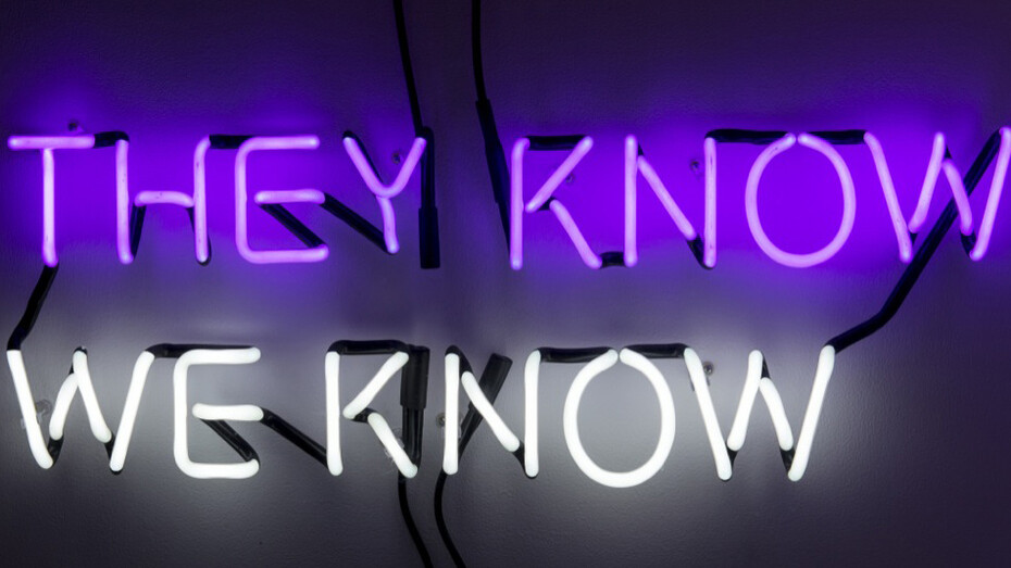 Tim Etchells, Who Knows, 2014, Courtesy of the artist and Vitrine, London