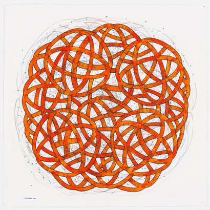 Morgan, Who Decides, 2018. Ink, graphite and colored pencil on paper, 12 x 12 in. Courtesy of the artist and Engage Projects