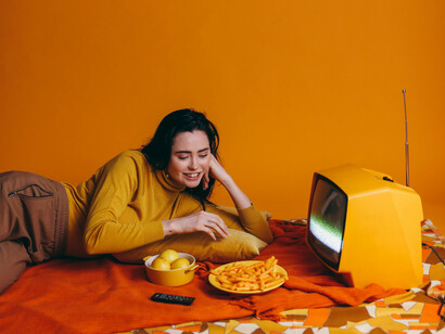 Me gustan los macarrones y los bocadillos de tocineta con Ketchup