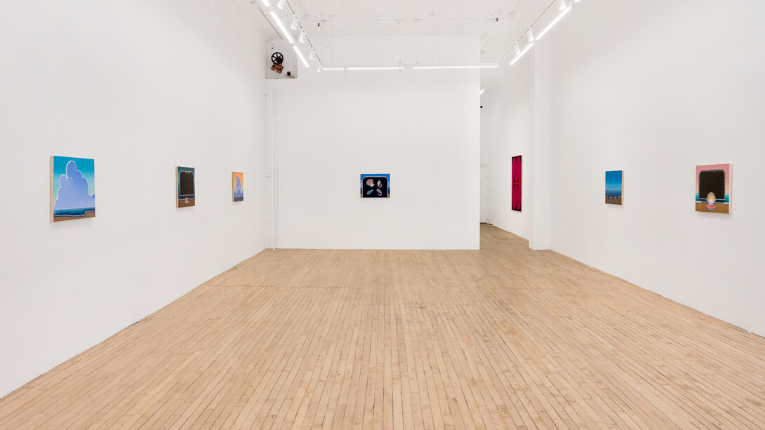 Matthew F Fisher, The Study of Shapes, 2023, installation shot. Courtesy of Shrine, NYC
