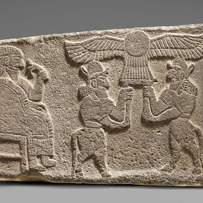 Orthostat relief: seated figure holding a lotus flower
ca. 10th−9th century B.C.
Hittite