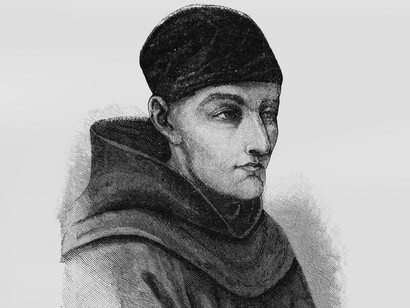 Bernardino de Sahagún, misionero franciscano, autor de varias obras en náhuatl y en castellano, consideradas hoy entre los documentos más valiosos para la reconstrucción de la historia del México antiguo