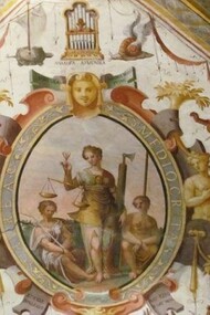 Peintures murales de la Bibliothèque Monumentale des Bénédictins de Parme