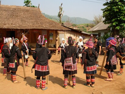 Long Neck hill tribe village