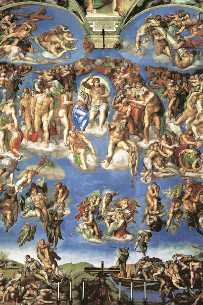 Michelangelo, The Last Judgment, detail, 1536-1541