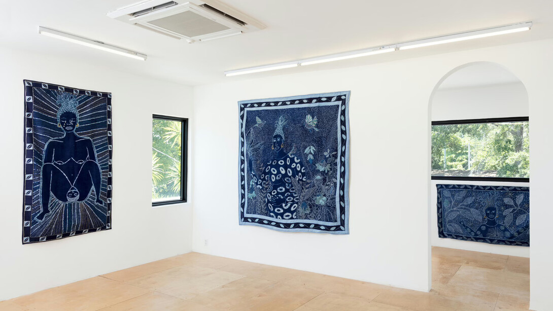 Fadekemi Ogunsanya, A miracle is a reasonable thing to ask for, exhibition view. Courtesy of Nina Johnson Gallery