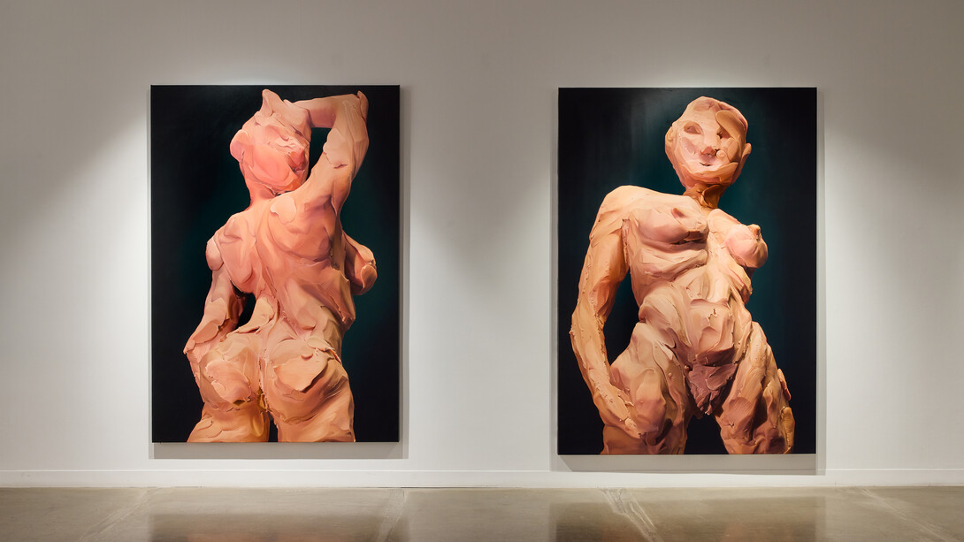 Installation View, Contemporary Figuration: Between Body & Metaphor, 2023. Courtesy of JD Malat Gallery