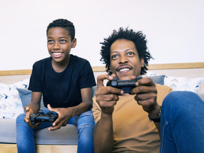 Screens: when kids play video games they are engaged and having fun
