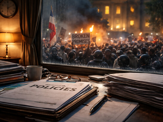 A stark contrast between governance and lived reality, as everyday life unfolds in the shadow of policies that exist on paper but fail in practice
