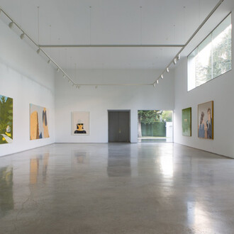Alex Katz, vista de exhibición. Cortesía de Galería Lopez de la Serna 