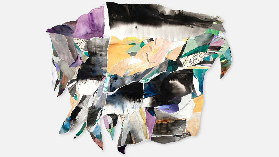 La Vaughn Belle, Storm (how to imagine the tropicalia as monumental—as in the breaking of earth), 2024. Courtesy of Pentimenti 