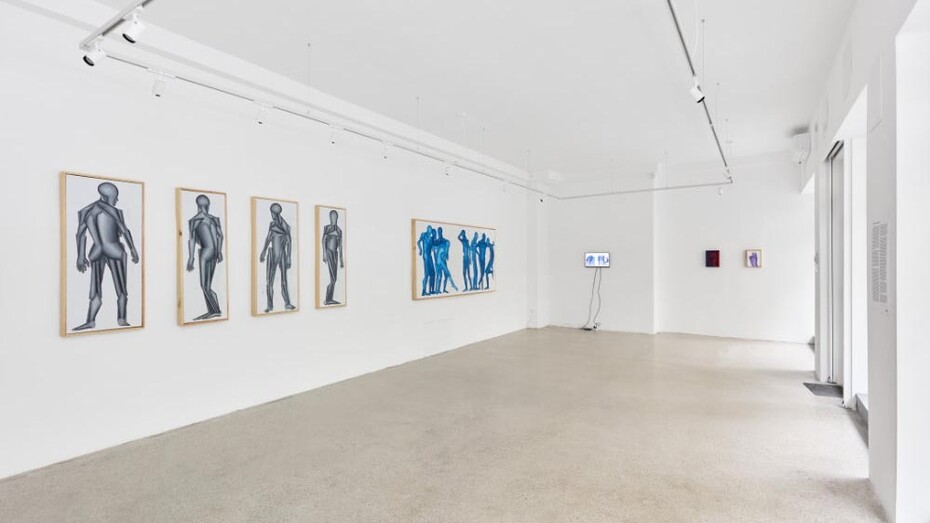 Mátyás Fusz, The human body, for machines, exhibition view. Courtesy of Kisterem Gallery