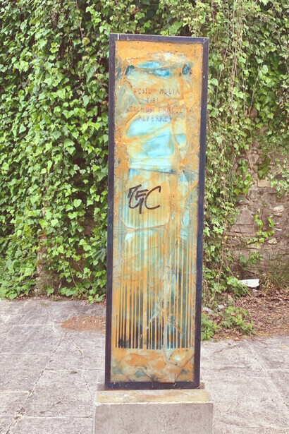 Corrado Veneziano, Il sacrificio mai violento, "Le Georgiche", Isola Tiberina, Roma