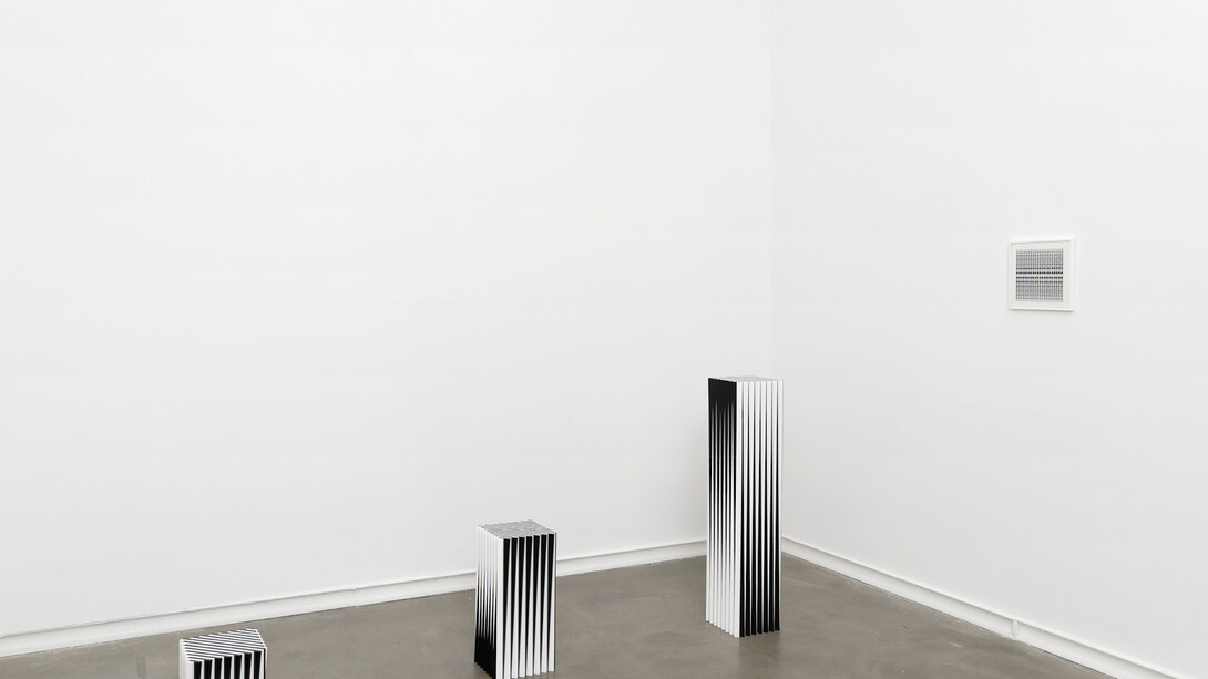 Francisco Sobrino, Exhibition view. Courtesy of Galerie Mitterrand