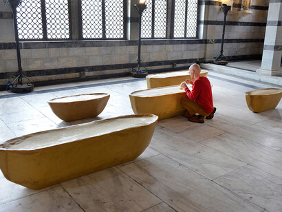 Wolfgang Laib, Somewhere else, Chiesa della Spina. Foto di Nicola Gronchi