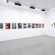 Frank Schwaiger, Alchemy – A brush with the universal, exhibition view. Courtesy of Bruno David Gallery