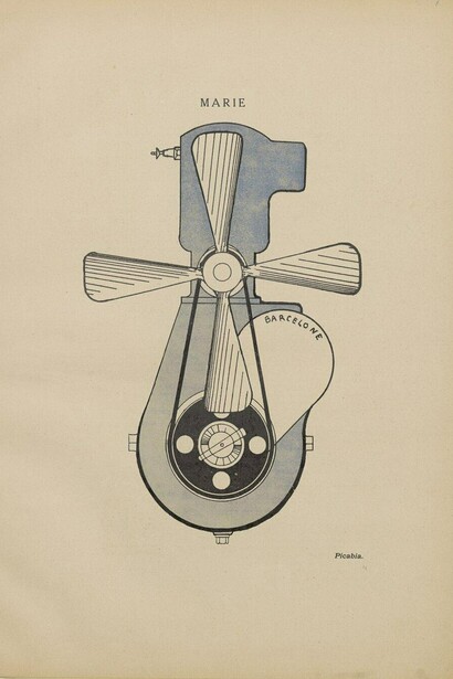 Francis Picabia, Marie, Barcelone, 391, n. 3, March 1, 1917