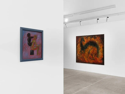 Alexis Hunter, Chimera, exhibition view. Courtesy of TOTAH