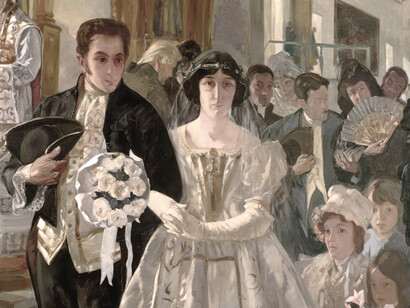 Tito Salas- Matrimonio entre Simón Bolívar y María Teresa del Toro