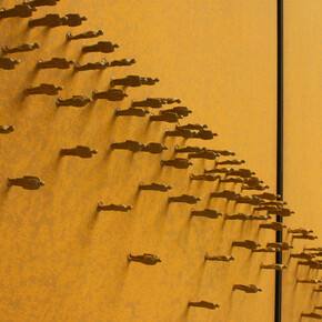 Peter Burke, Second Front (Detail), 2015, Steel, Unique, signed