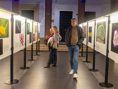 Fotociencia, vista de exhibición. Cortesía de Casa de la Ciencia