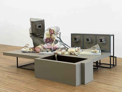 Lionel Maunz, Obedience, exhibition view. Courtesy of Bureau Gallery