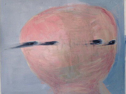 Sarah Gamble, Untitled 17, 2014, acrylic on paper, 14hx17w in.