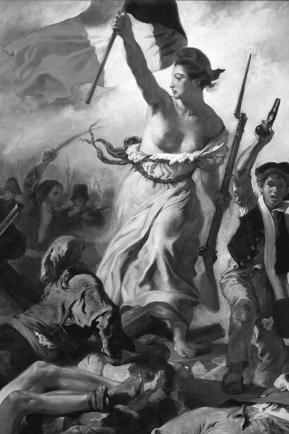 La Revolución Francesa marcó un punto de inflexión al transformar al pueblo en sujeto histórico dentro de las obras y desligar al artista de los encargos tradicionales del antiguo régimen