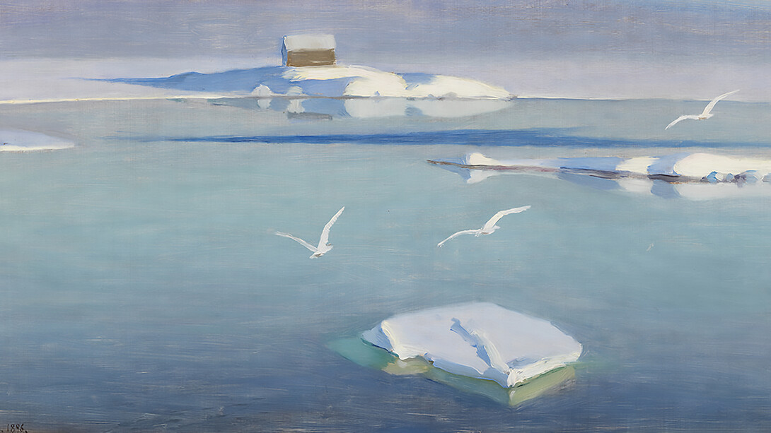 Väinö Blomstedt, Winter's Day, 1896, Finnish National Gallery, Ateneum Art Museum