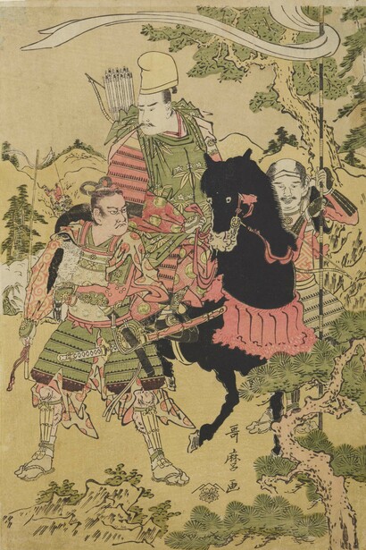 Utamaro, exhibition painting. Courtesy of National Museum