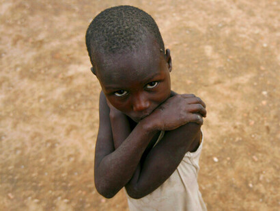 Child in extreme poverty, Africa