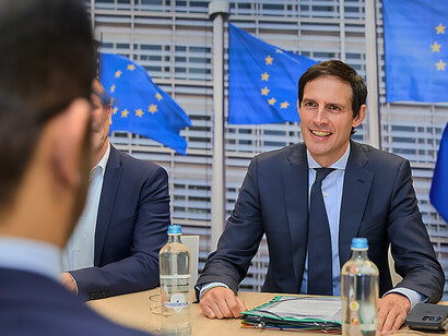 On 13 November 2023 and ahead of the COP 28 in Dubai at the end of the month, Sultan Ahmed Al Jaber, President designate of COP28, comes to the European Commission to attend a meeting of the College chaired by Ursula von der Leyen, President of the European Commission