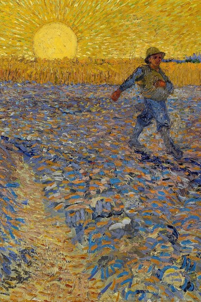 Vincent Van Gogh, “Il seminatore”, 1888, 	Museo Kröller-Müller, Otterlo, Paesi Bassi
