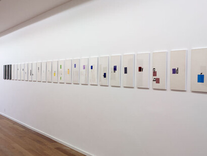 Mira Schendel, Exhibition view. Courtesy of Galeria Frente