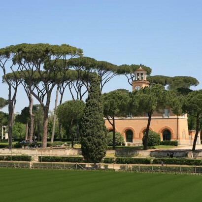 Piazza di Siena, Villa Borghese, Roma